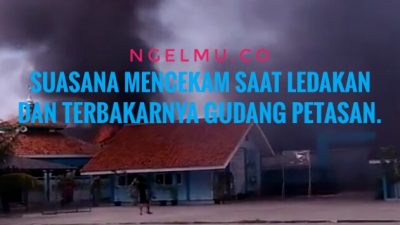 [Video] Menyeramkan, Video Detik-detik Gudang Petasan di Kosambi Meledak dan Terbakar