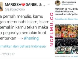 Jleb! Sesepuh Katolik: Jangan Musuhi Islam, Semakin Ditekan, Daya Pegasnya Makin Kuat Melenturkan