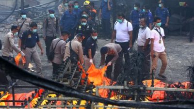 Kondisi Gudang Petasan Kosambi Setelah Api Padam