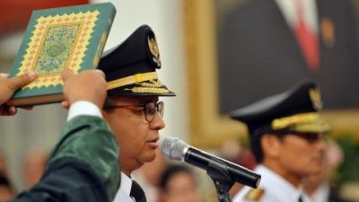 Terima Kasih Anies untuk Jokowi, Ahok, dan Djarot saat Sertijab