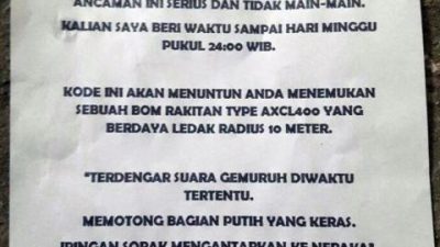 Ancaman Bom Palsu di Sumedang yang Berupa Teka-teki