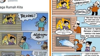 Uhuy, Mantab! KOMIK Islamophobia Dibalas AKSI NYATA Islam Rahmatan Lil Alamin