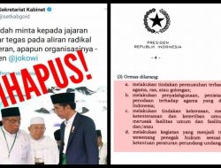 Jokowi Minta NU Tegas pada Aliran Radikal & Intoleran, Bertentangan dengan Perppu Ormas