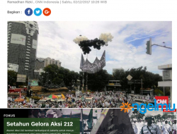 CNN Kurang Piknik, Bikin Berita: Ada Bendera HTI di Reuni 212