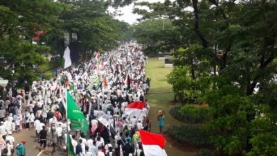 Ribuan Massa Tangsel Tuntut Kemerdekaan Palestina