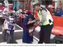 Usai Tabrak dan Gigit Polantas, Emak-emak Pemotor Pamerkan Segepok Uang