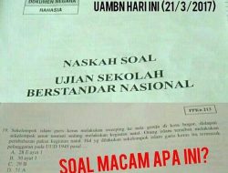 Wah, Beredar Soal Ujian dengan Sentimen SARA