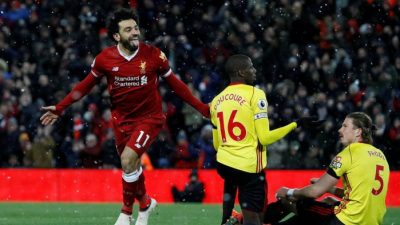 Liverpool Menang Besar, Puja Puji Mohamed Salah 4 Gol