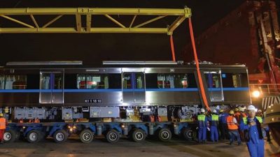 Kereta MRT Jakarta Tiba, Seperti Ini Penampakannya