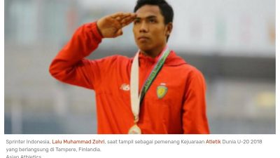 Polemik Bendera dan Rumah Bikin Zohri Menangis