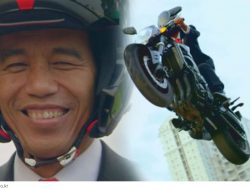 Ini Stuntman Aksi Motor Jokowi di Asian Games 2018