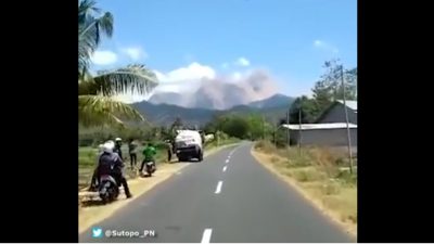 Gempa 5,4 dan 6,5 SR Guncang Lombok Timur, Akibatkan Longsor