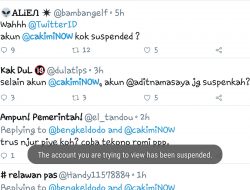 Akun Pribadi Cak Imin Dibekukan Twitter