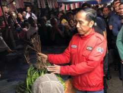 Kunjungi Pasar Anyer, Jokowi: Harga-harga Stabil