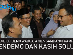 Gregetnya Gubernur Anies, Didemo Warga, Malah Datangi Kampung Pendemo dan Beri Solusi