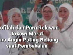 [Video] Khofifah dan Para Relawan Jokowi Maruf Kena Angin Puting Beliung Saat Pembekalan