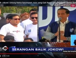 [Video] Jokowi Serang Balik: Untung Ratna Sarumpaet Jujur, yang Gak Benar yang Ngabarin