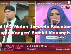 [Video] Mulan Jameela Sambil Menangis Bawakan Lagu di ILC Teringat Ahmad Dhani