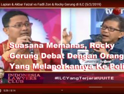 [Video] Debat, Rocky Gerung Dengan Orang Yang Melaporkannya Ke Polisi