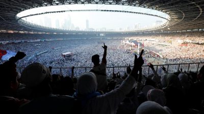 Kampanye Akbar Prabowo-Sandi di GBK Jadi Foto Terbaik Dunia