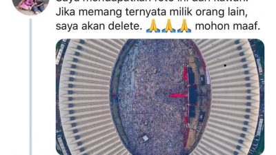 Sebar Hoaks Foto Kampanye 01 di GBK, Hanung Bramantyo Minta Maaf