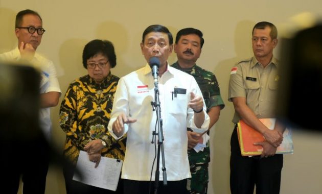 Wiranto Sebut Karhutla di Riau Tidak Separah yang Diberitakan