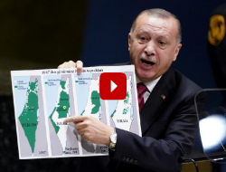 Erdogan Pertanyakan Keberadaan Israel pada Peta Palestina 1947 di Majelis Umum PBB