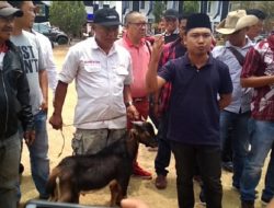 Mengaku Senang Bupati Lampung Utara Kena OTT KPK, Warga Syukuran Potong Kambing