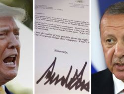 Surat dari Trump untuk Erdogan Berakhir di Tempat Sampah