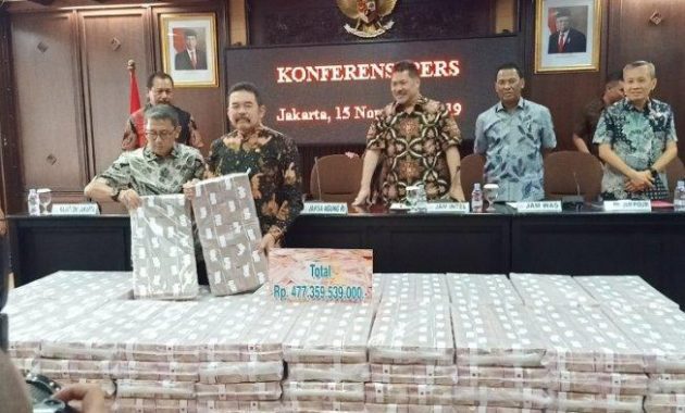 Kejaksaan Agung Eksekusi Uang Ganti Rugi Kasus Korupsi Kokos Jiang