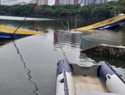 Baru Sehari Diresmikan, Warga Kecewa Jembatan Kemayoran Ambruk