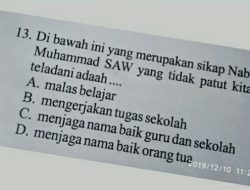 Ada Pelecehan Terhadap Nabi Muhammad Pada Soal Ujian SD di Solok