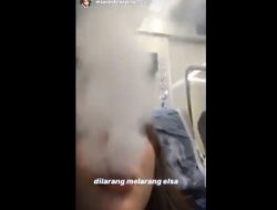 Gunakan Vape di Kereta Api, Pelaku: Dilarang Melarang