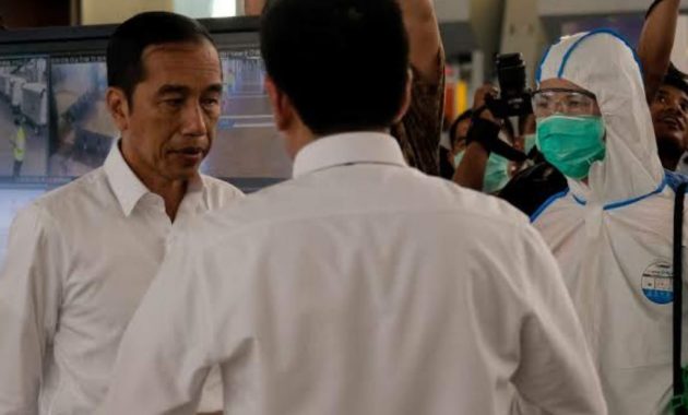 Presiden Jokowi dan Para Menterinya Jalanan Tes Virus Corona 