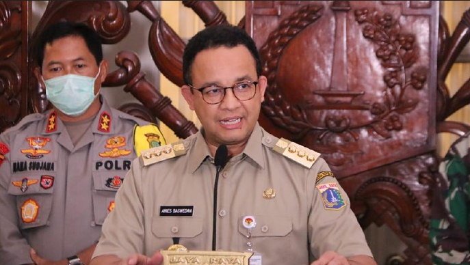 Survei Median: Anies Nomor Satu Penanganan Corona