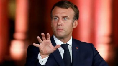 Egg Thrown at French President Macron