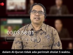 Ade Armando: dalam Qur’an Tak Ada Perintah Sholat 5 Waktu