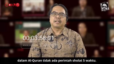 Ade Armando Qur'an Tak Perintah Sholat 5 Waktu