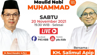 Hadiri Maulid Nabi, KH Salimul Apip Sebut PKS Istimewa dan Bukan Wahabi