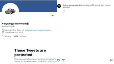 Kini Holywings Gembok Twitter dan Nonaktif Komentar Instagram