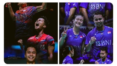 Rehan/Lisa dan Ginting Menang, Indonesia Juara Umum Hylo Open 2022