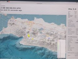 Kamis Pagi Gempa Benioff Terjadi di Sukabumi