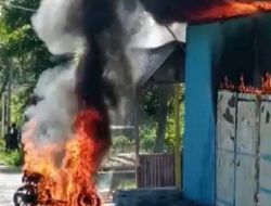 Berawal dari Cekcok karena Uang Rp100 Ribu, Pasutri ‘Gotong Royong’ Bakar Kios dan Motor