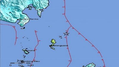 Gempa Melonguane Sulut