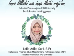 Mahasiswi S2 IPB University, Laila Atika Sari, Meninggal Usai Terbakar di Lab Kampus