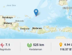 Mutakhirkan Data Gempa Tanah Bumbu Kalsel Jadi Gempa Lombok, BMKG: M 7,1