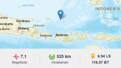 Mutakhirkan Data Gempa Tanah Bumbu Kalsel Jadi Gempa Lombok, BMKG: M 7,1