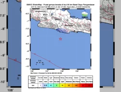 Gempa M 4,3 Guncang Pangandaran