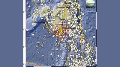 Gempa M 5,3 Guncang Kepulauan Sangihe