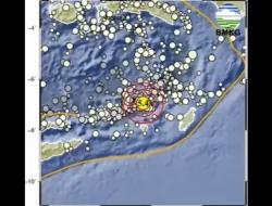 Gempa M 5,4 Guncang Maluku Tenggara Barat